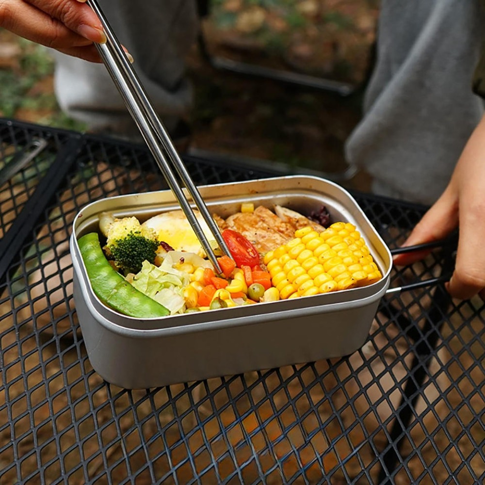 Camp Cooking Set - Vajilla ultraligera para acampar, utensilios de