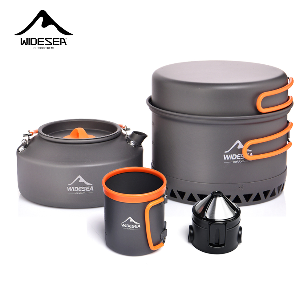 Camp Cooking Set - Vajilla para acampar, juego de utensilios