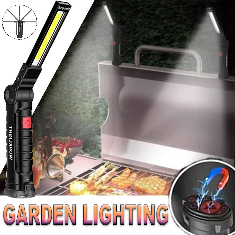 Outdoor Camping Light Portable - Linterna LED portátil con gancho magnético,