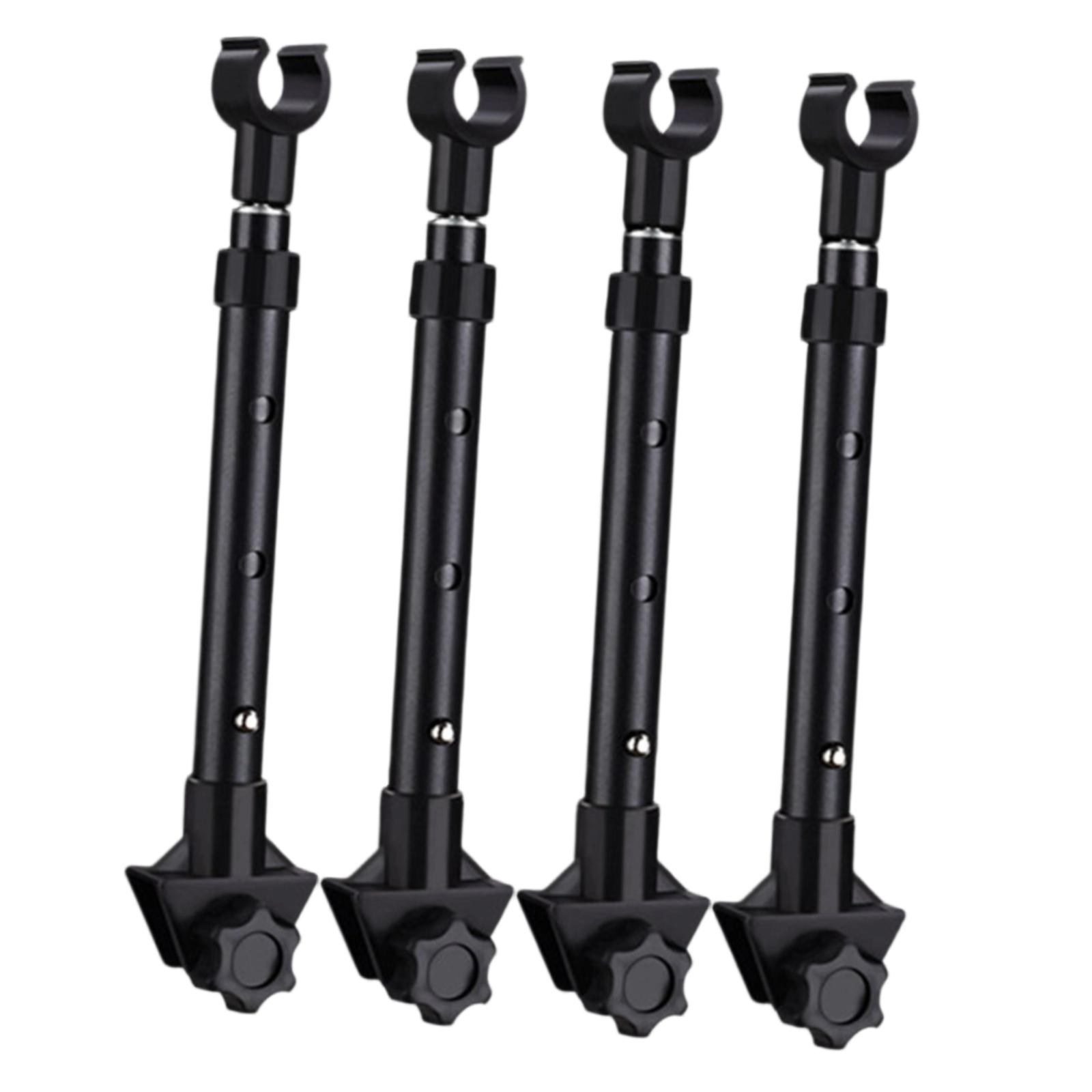 Outdoor Camping Vehicle Wagon - Kit de 4 Varillas para Techo