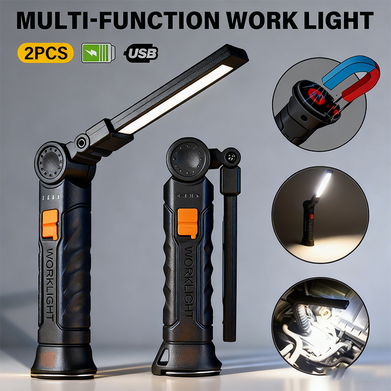 Outdoor Camping Light Portable - Linterna LED COB portátil, luz de