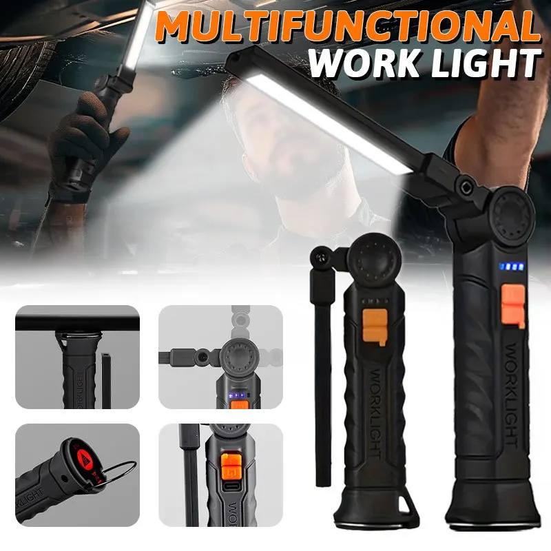 Outdoor Camping Light Portable - Linterna de luz de trabajo magnética