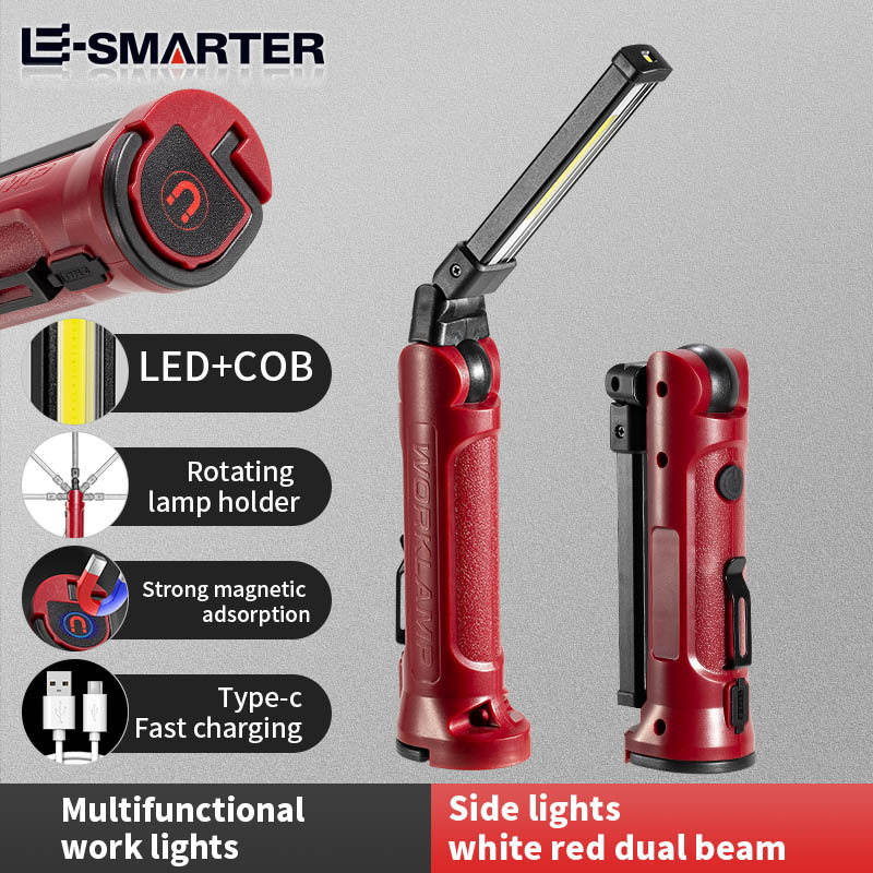 Outdoor Camping Light Portable - Luz LED de trabajo COB, linterna