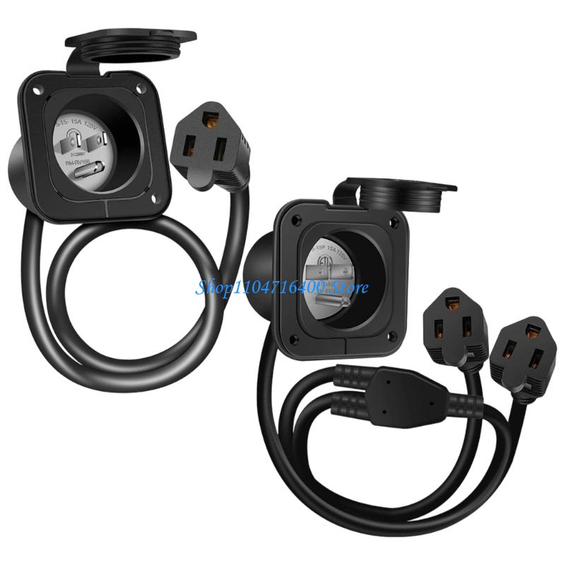 Outdoor Camping Extension Cord - Cable extensión salida impermeable y1gd, Cable