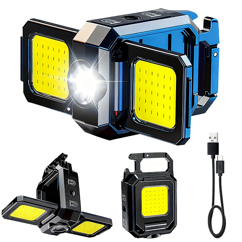 Outdoor Camping Light Portable - Mini linterna llavero luz COB luz