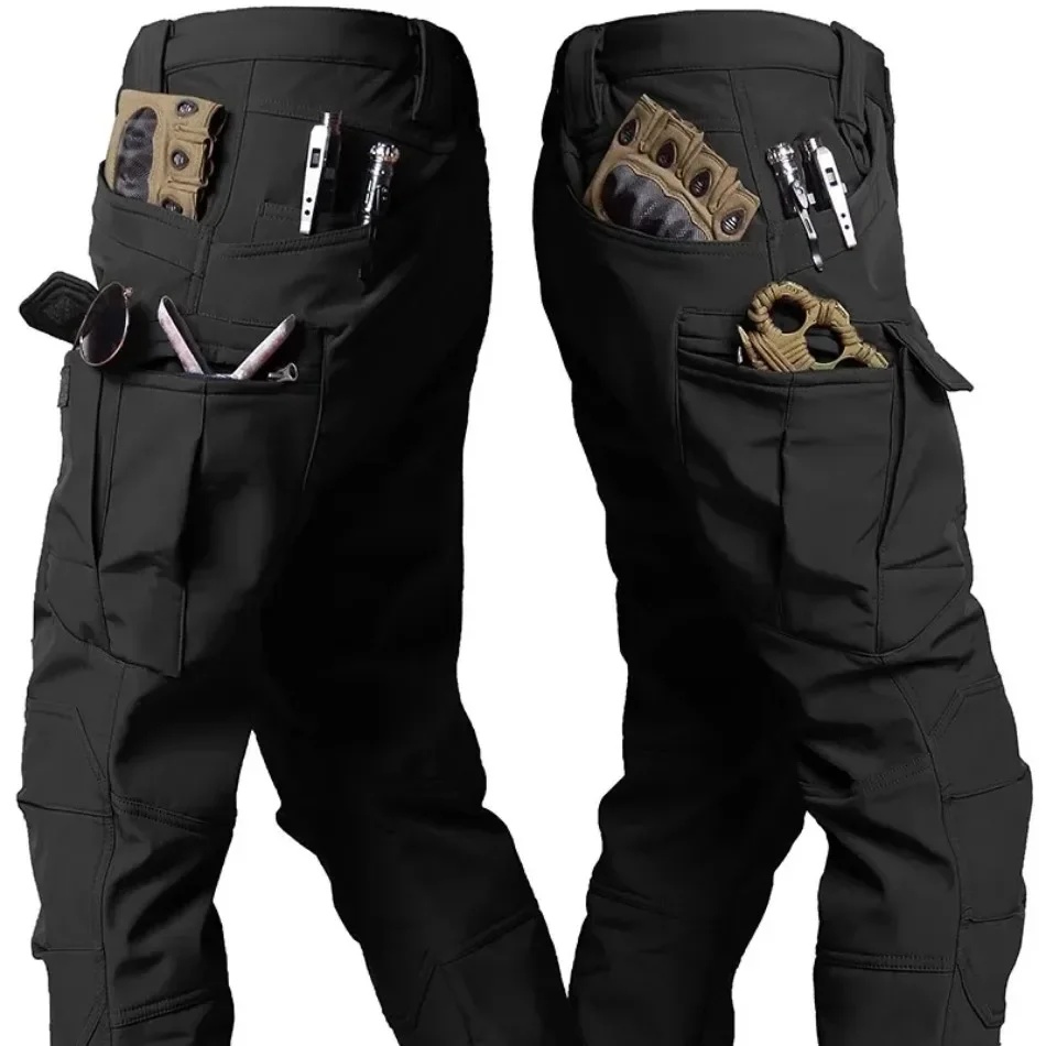Camping Outdoor Clothing - Pantalones y Chaquetas Tácticas de Piel