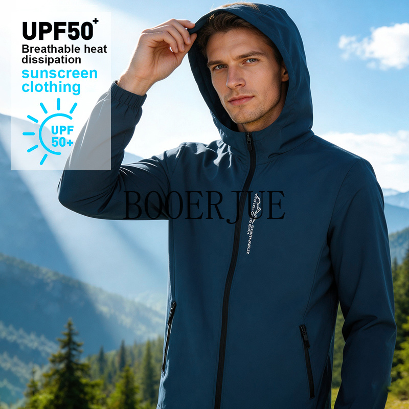 Camping Outdoor Clothing - Chaqueta Impermeable para Hombre, Deportiva, de
