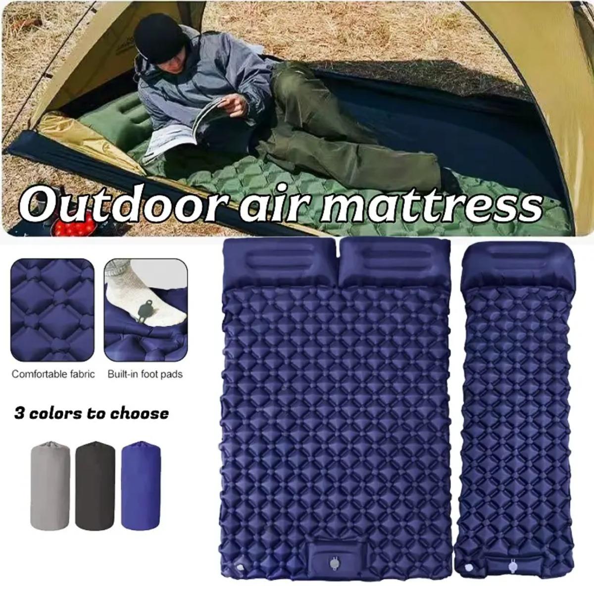 Outdoor Camping Rug Waterproof - Colchón de aire inflable individual y