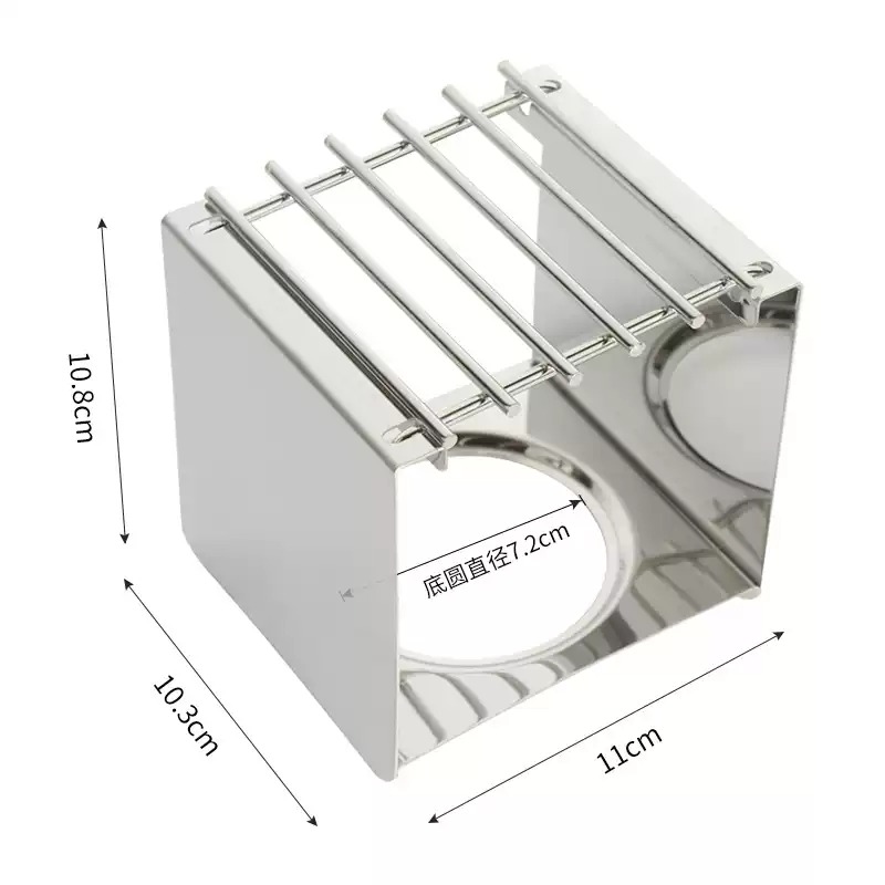 Camp Cooking Set - Soporte Cuadrado de Acero Inoxidable para
