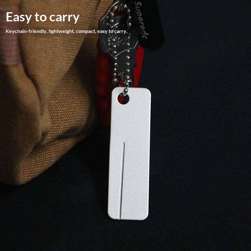 Outdoor Camping Knife - Mini piedra de afilar de diamante