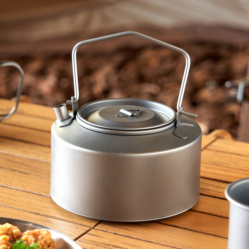 Camp Cooking Set - Hervidor de agua para acampar, hervidor
