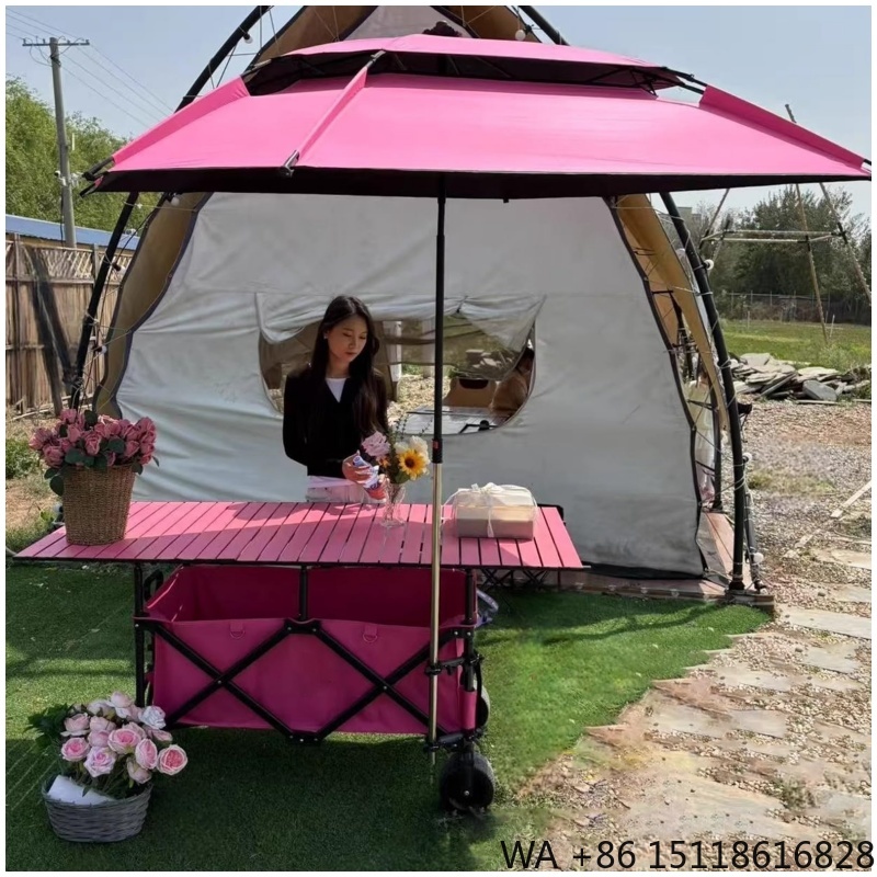 Outdoor Camping Table - Carrito Plegable Reforzado de Alta Calidad
