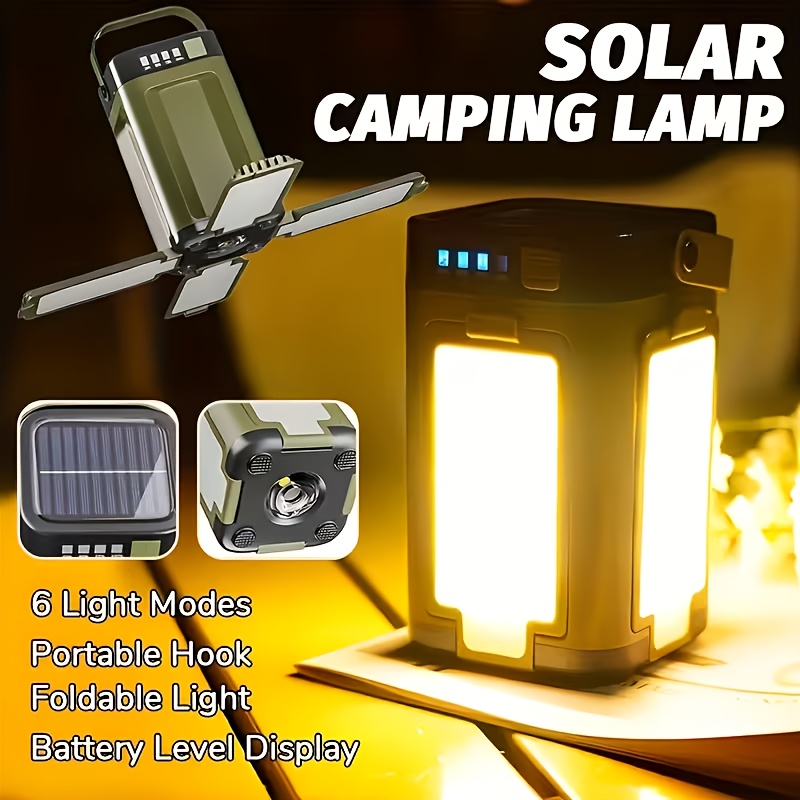 Lámpara Solar Portátil para Ca - Outdoor Camping Light Portable reseña y precio