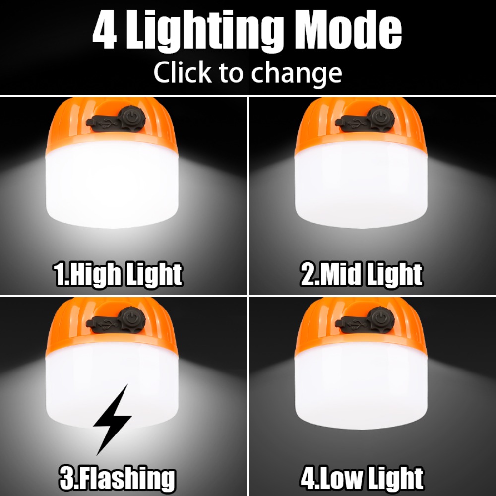 Lámpara portátil para acampar, - Outdoor Camping Light Portable reseña y precio
