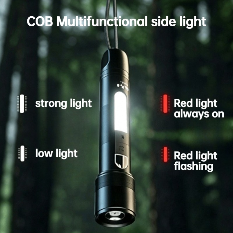 Linterna LED Multifuncional co - Outdoor Camping Light Portable reseña y precio