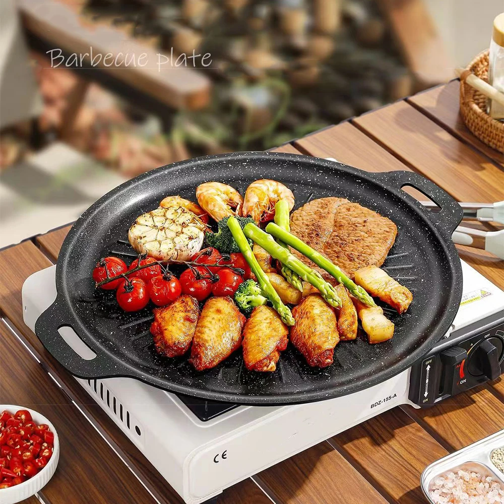 Plancha para Asar de 34CM para - Outdoor Camping Kitchen reseña y precio