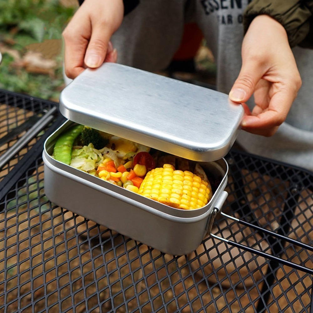Vajilla ultraligera para acamp - Camp Cooking Set reseña y precio