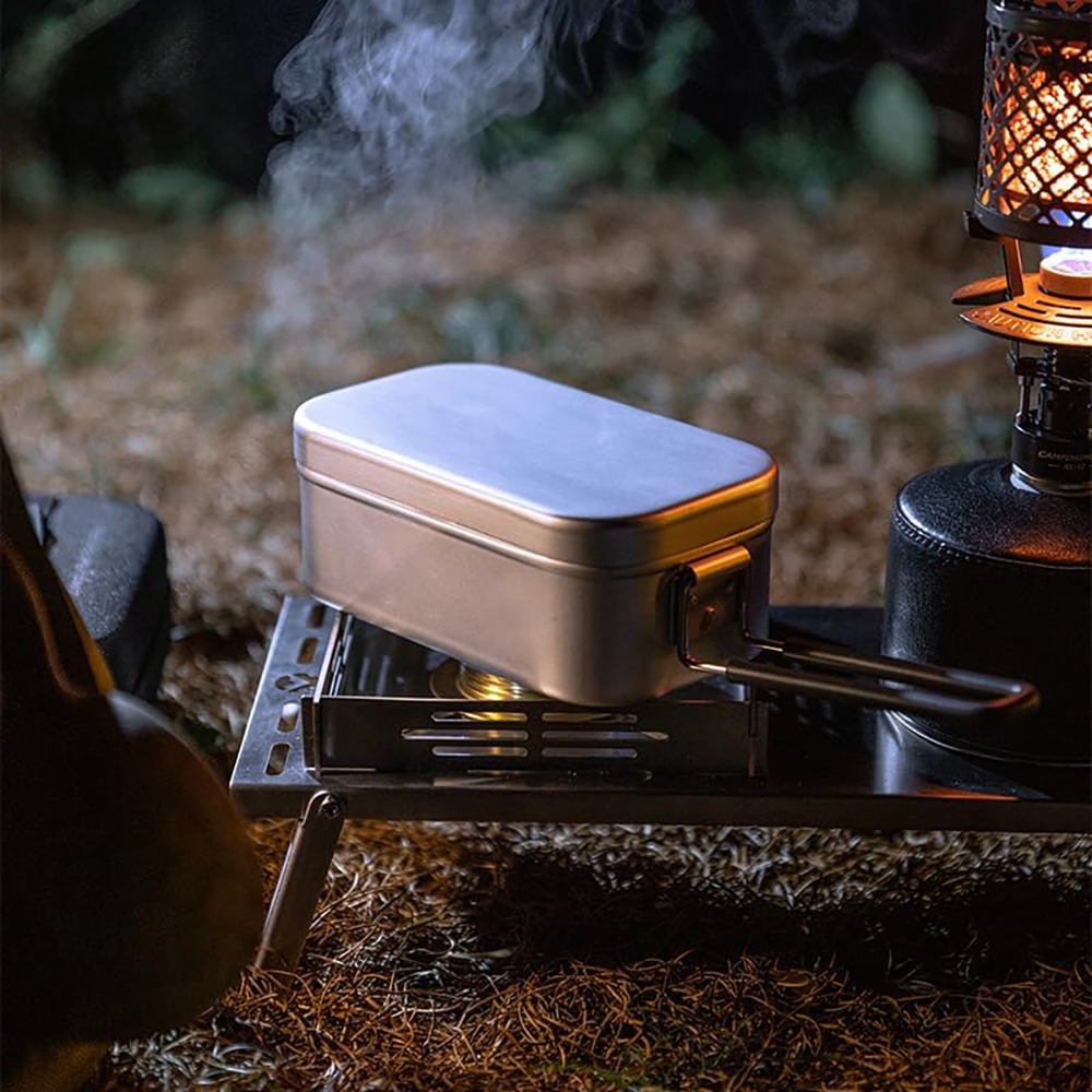 Vajilla ultraligera para acamp - Camp Cooking Set reseña y precio