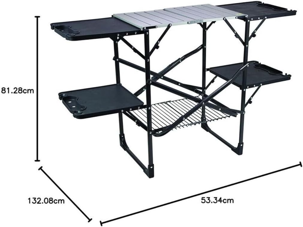 Mesa de cocina portátil plegab - Outdoor Camping Kitchen reseña y precio