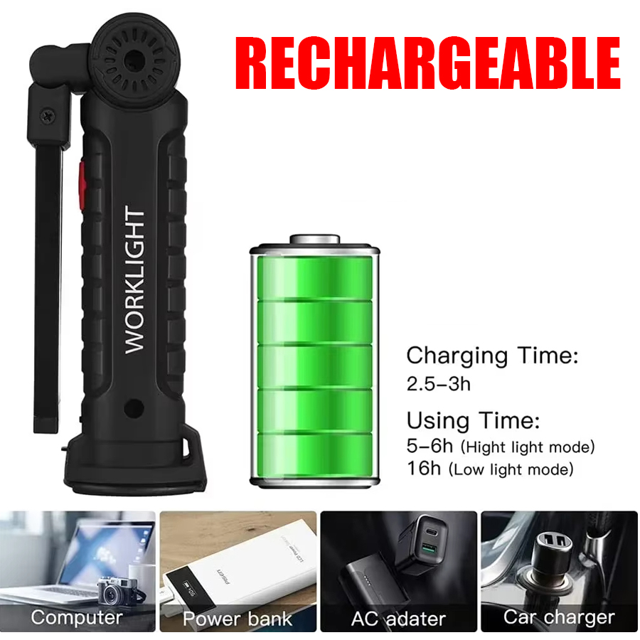 Linterna LED portátil con ganc - Outdoor Camping Light Portable reseña y precio