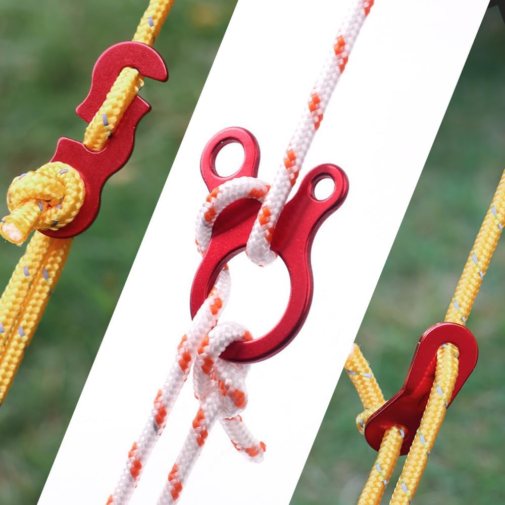 20 Piezas de Tensor de Lona de - Outdoor Camping Extension Cord reseña y precio