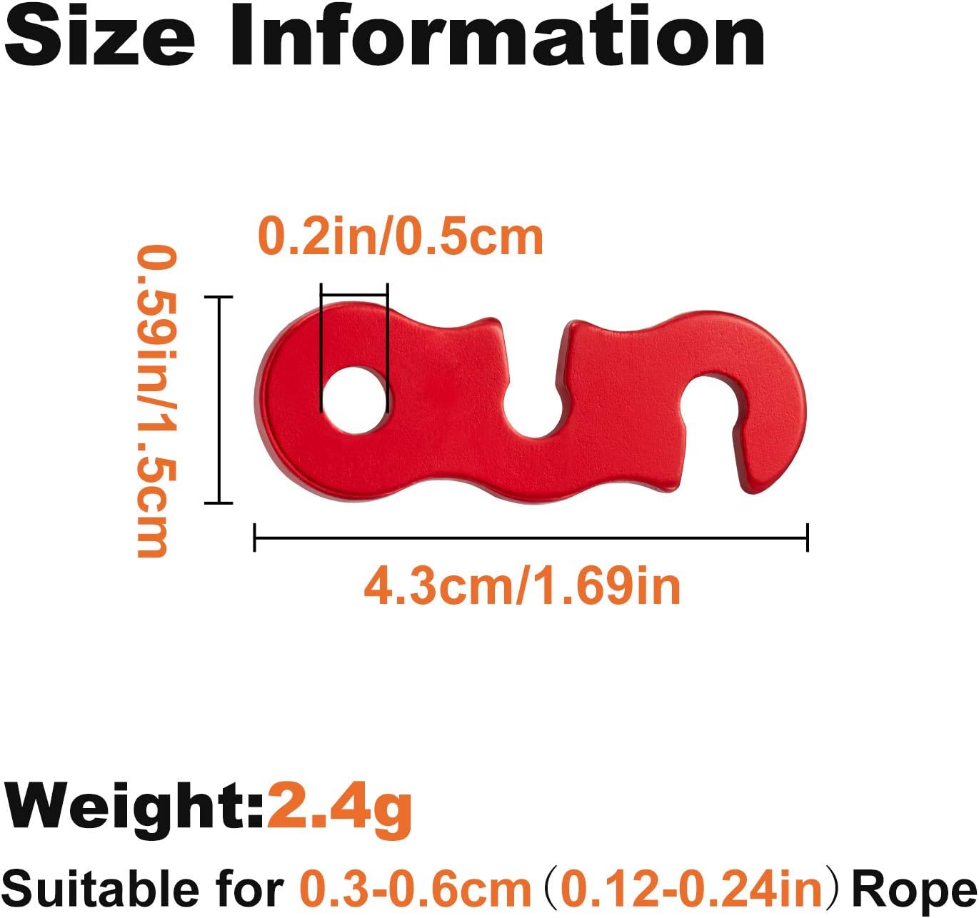 20 Piezas de Tensor de Lona de - Outdoor Camping Extension Cord reseña y precio