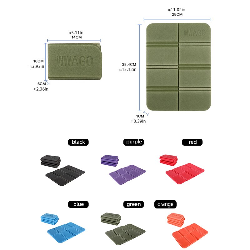 Cojín plegable de espuma XPE,  - Outdoor Camping Rug Waterproof reseña y precio