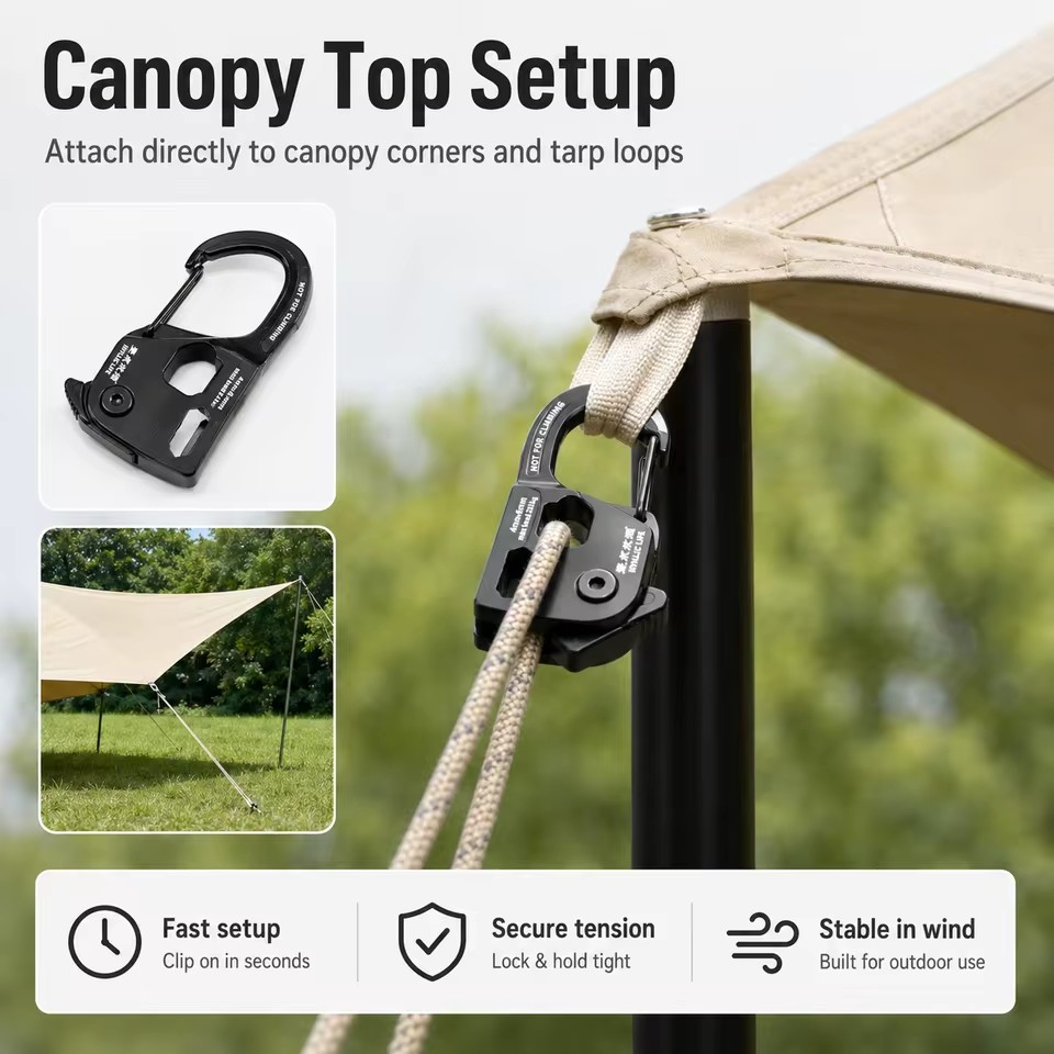 Tensor de Cuerda para Tienda d - Outdoor Camping Extension Cord reseña y precio