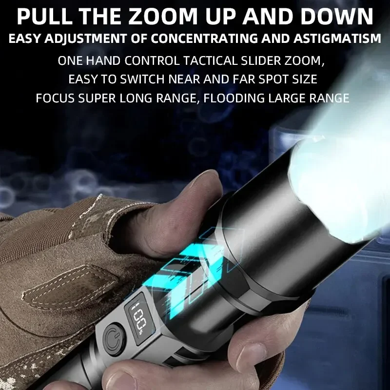 Potente linterna Led de mano,  - Outdoor Camping Light Portable reseña y precio