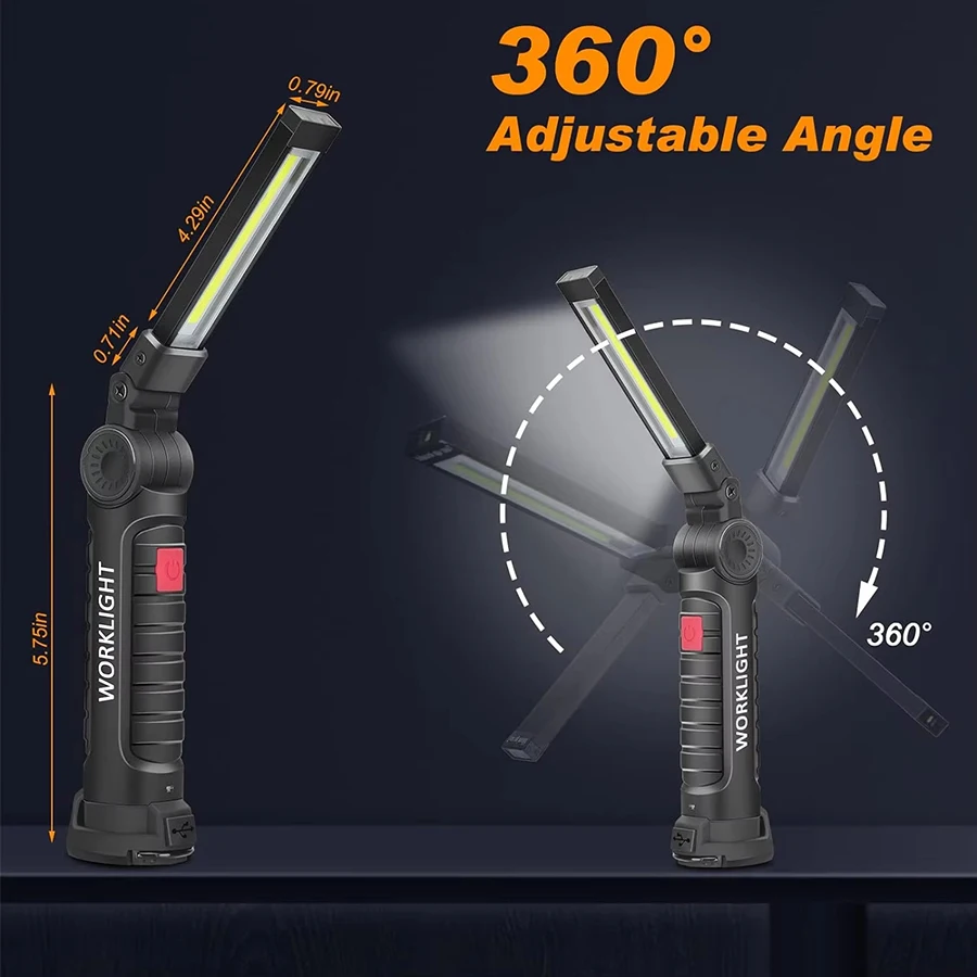 Linterna de luz de trabajo mag - Outdoor Camping Light Portable reseña y precio