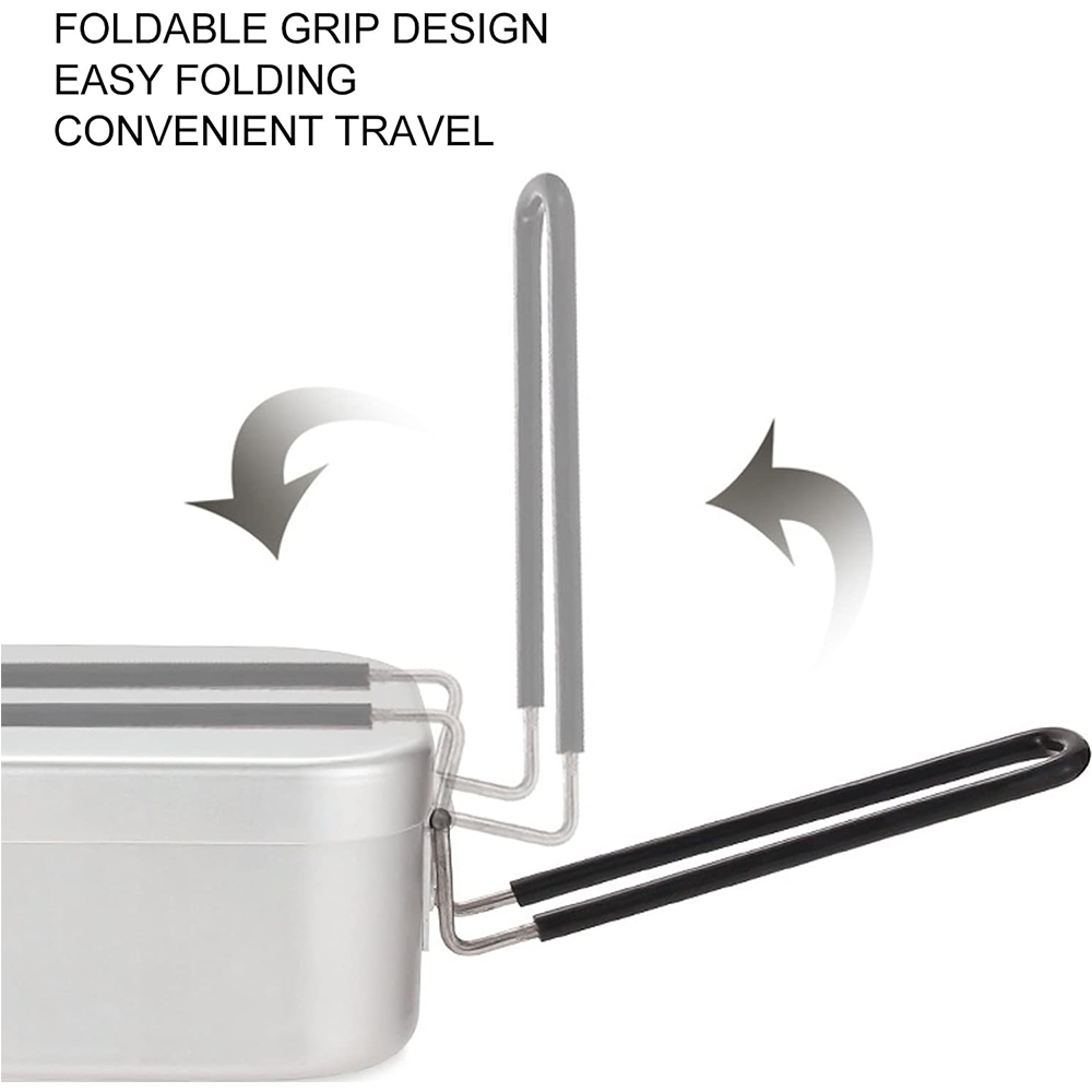Fiambreras de aluminio de 800M - Camp Cooking Set reseña y precio