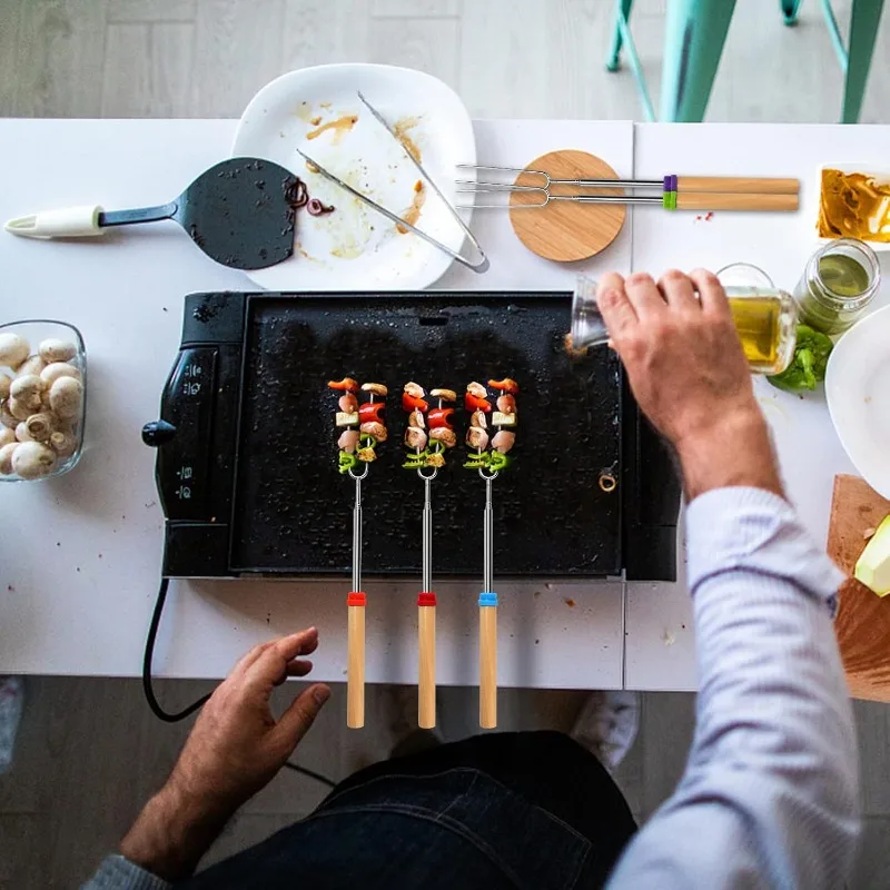 Pinchos Extensibles de Acero I - Outdoor Camping Kitchen reseña y precio