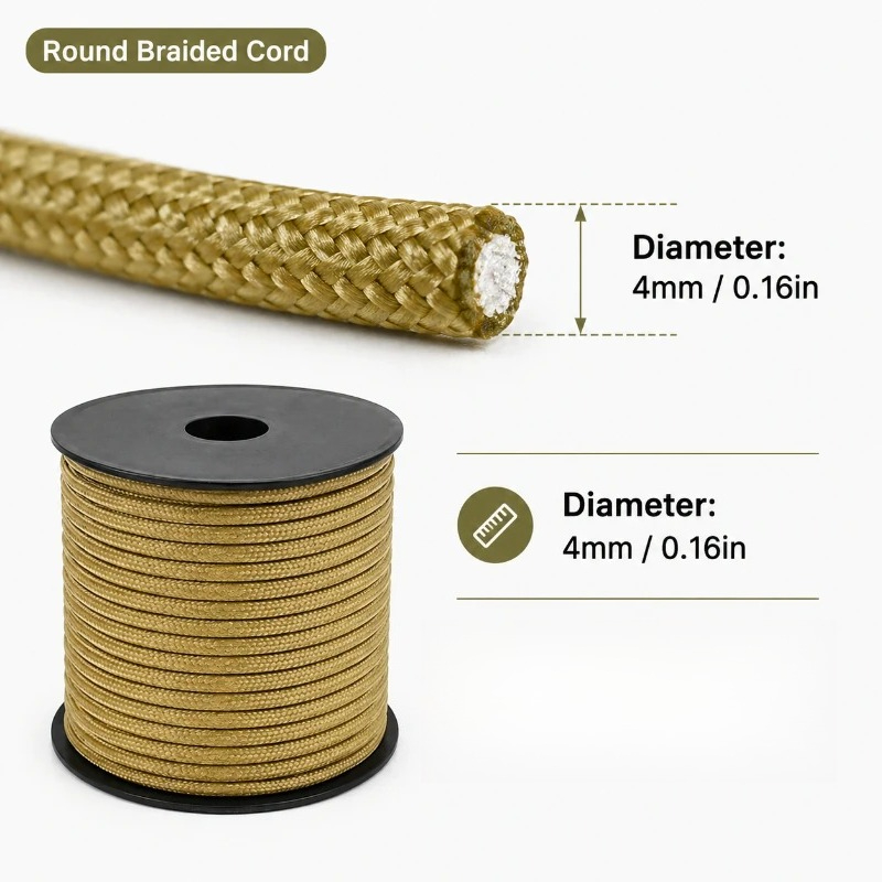 Cuerda de paracord de 4 mm y 3 - Outdoor Camping Extension Cord reseña y precio