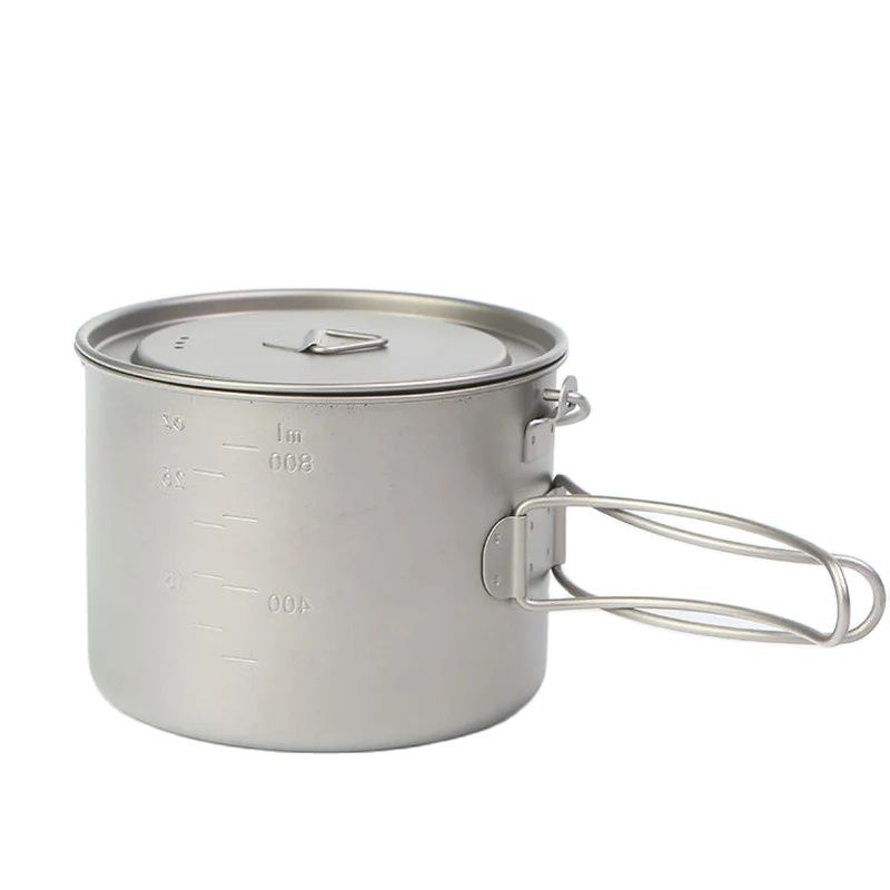 Olla de titanio para Picnic al - Camp Cooking Set reseña y precio