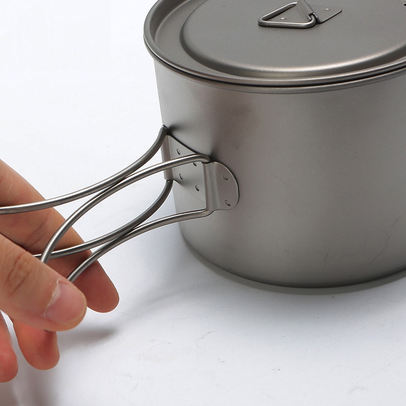 Olla de titanio para Picnic al - Camp Cooking Set reseña y precio