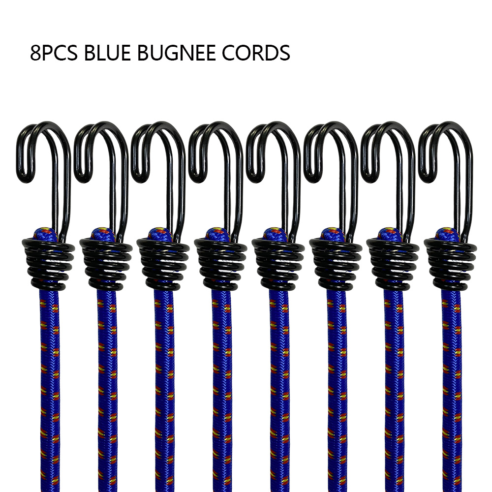 8 Uds 60cm cuerda elástica par - Outdoor Camping Extension Cord reseña y precio