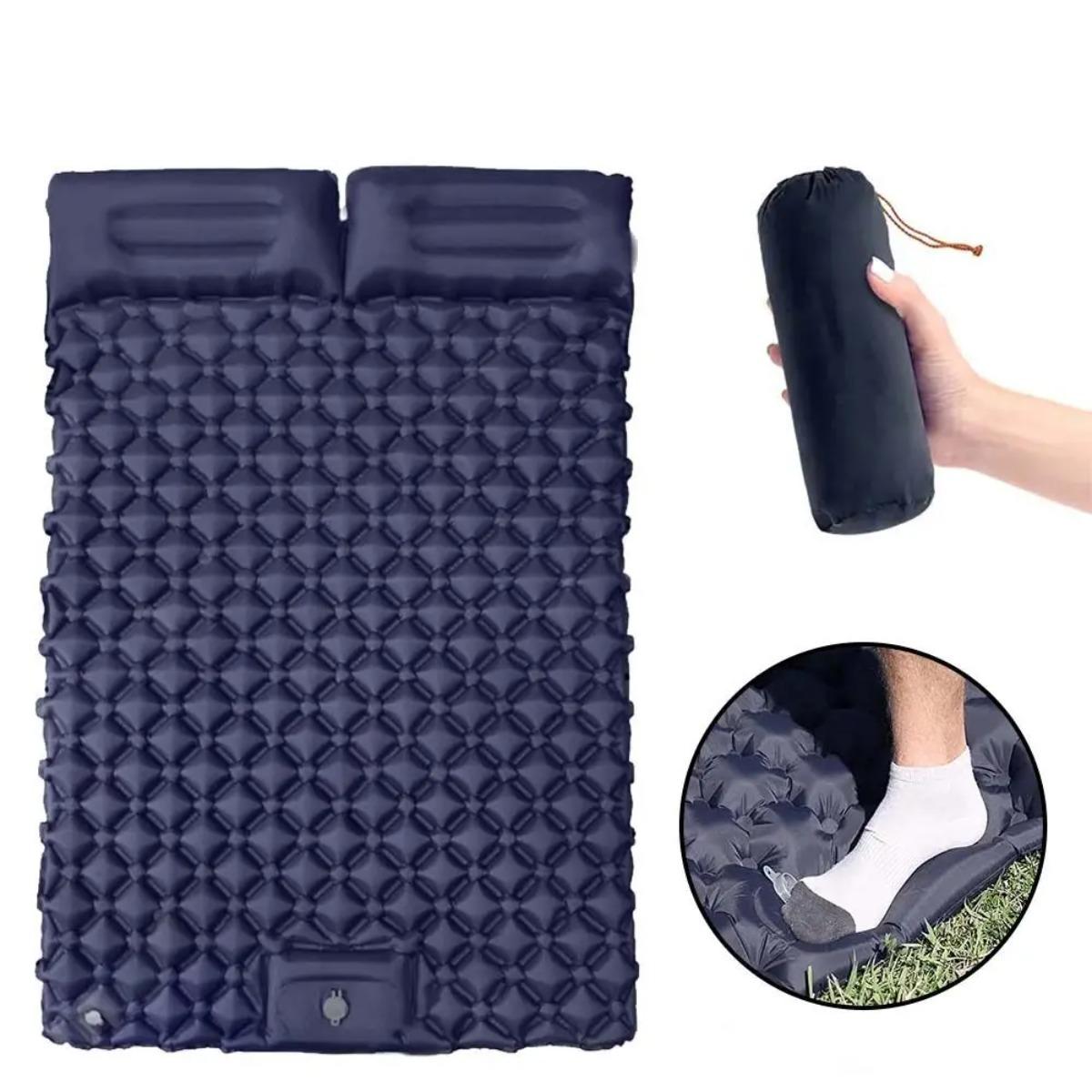 Colchón de aire inflable indiv - Outdoor Camping Rug Waterproof reseña y precio