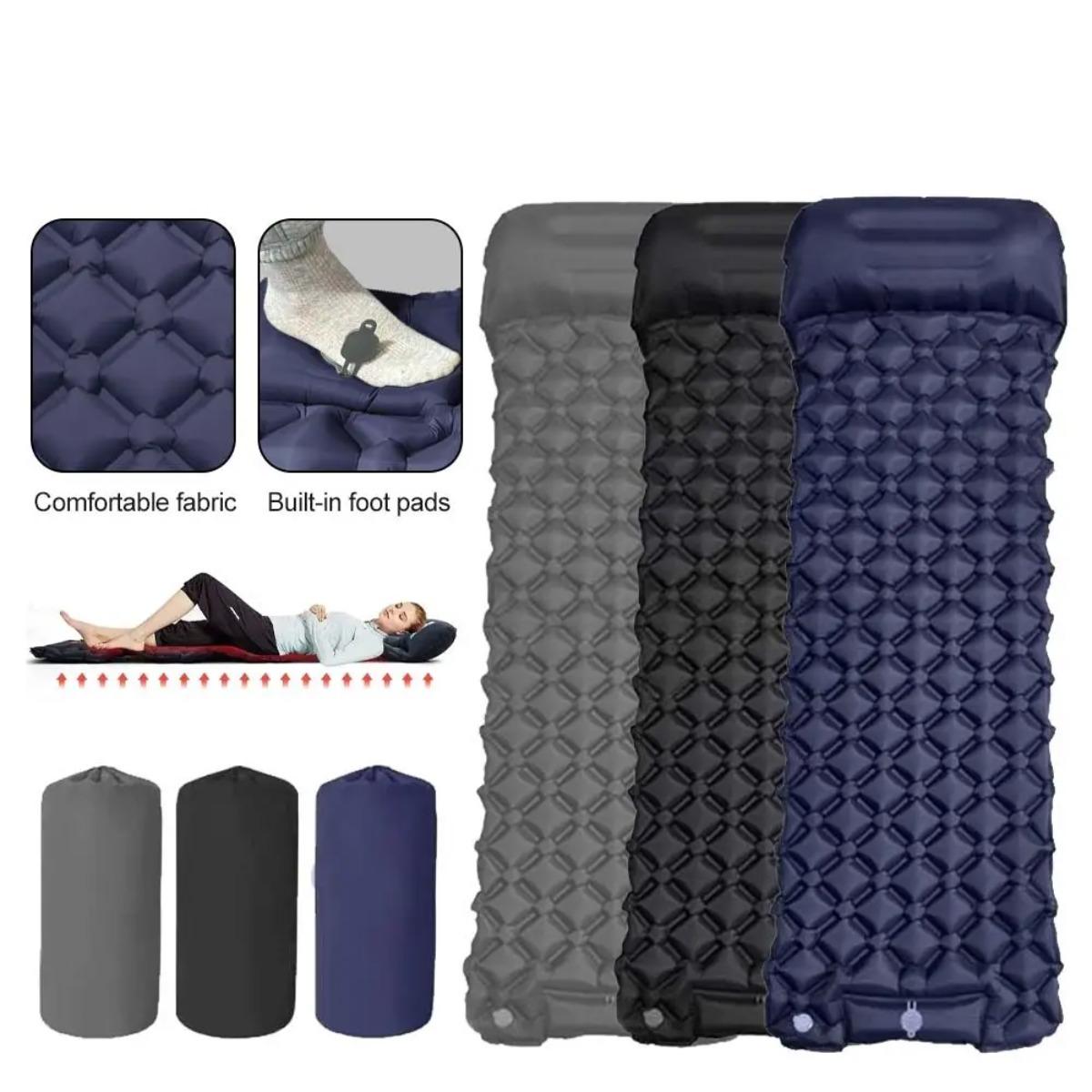 Colchón de aire inflable indiv - Outdoor Camping Rug Waterproof reseña y precio