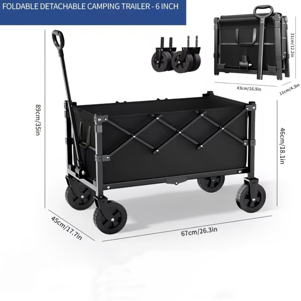 Carro de Jardín Plegable con C - Outdoor Camping Shop reseña y precio