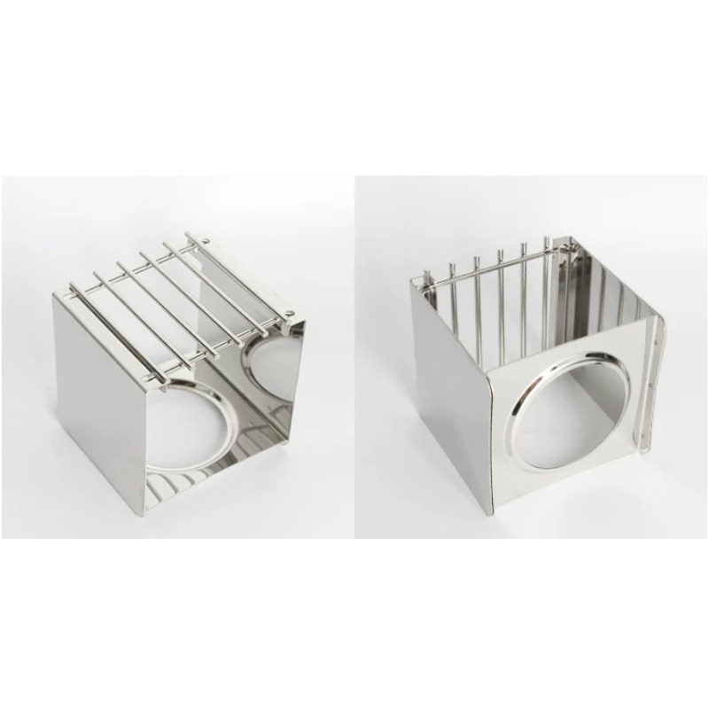 Soporte Cuadrado de Acero Inox - Camp Cooking Set reseña y precio