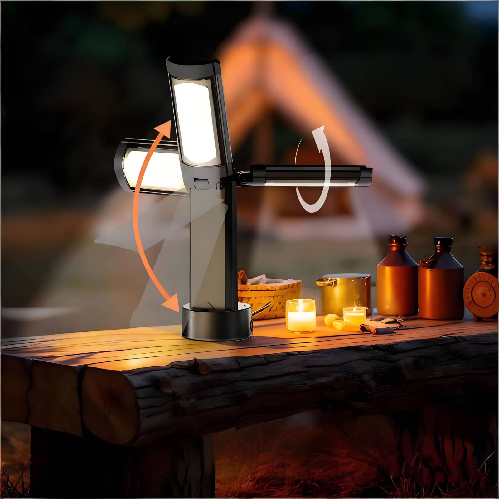 Lámpara de Camping Telescópica - Outdoor Camping Light Portable reseña y precio