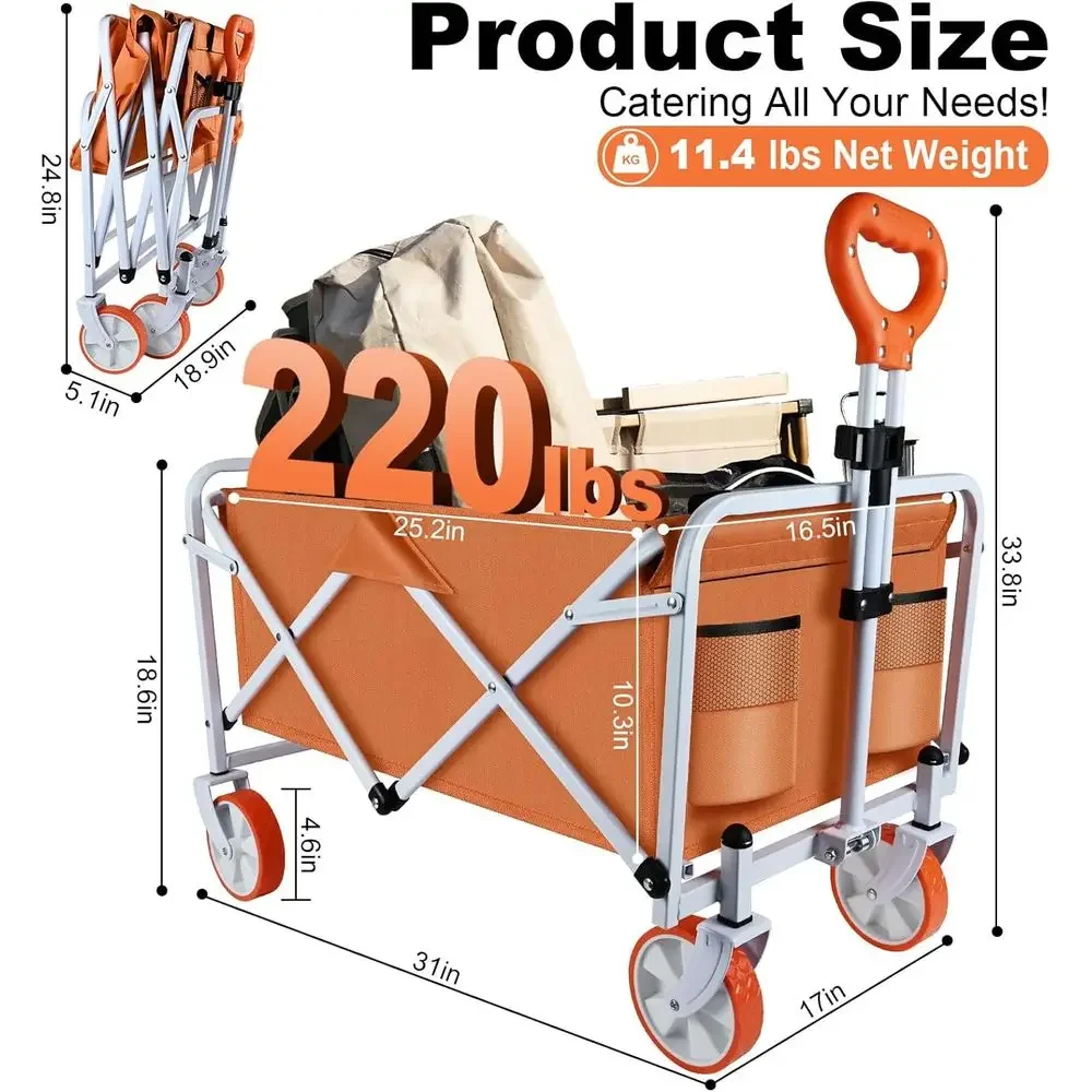 Carrito Plegable de Alta Resis - Outdoor Camping Shop reseña y precio