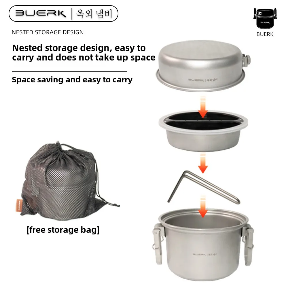 Olla multifuncional para cocin - Camp Cooking Set reseña y precio