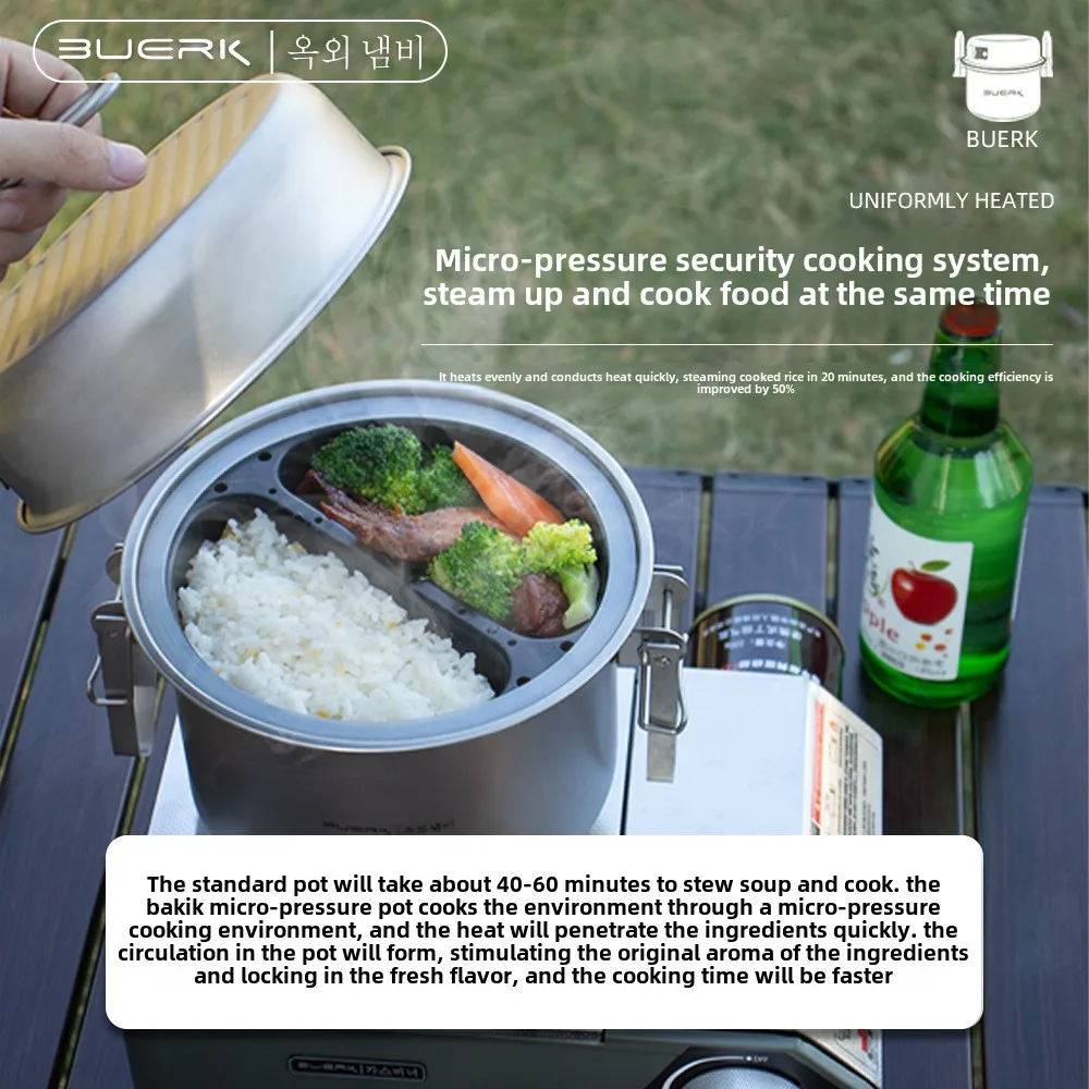 Olla multifuncional para cocin - Camp Cooking Set reseña y precio