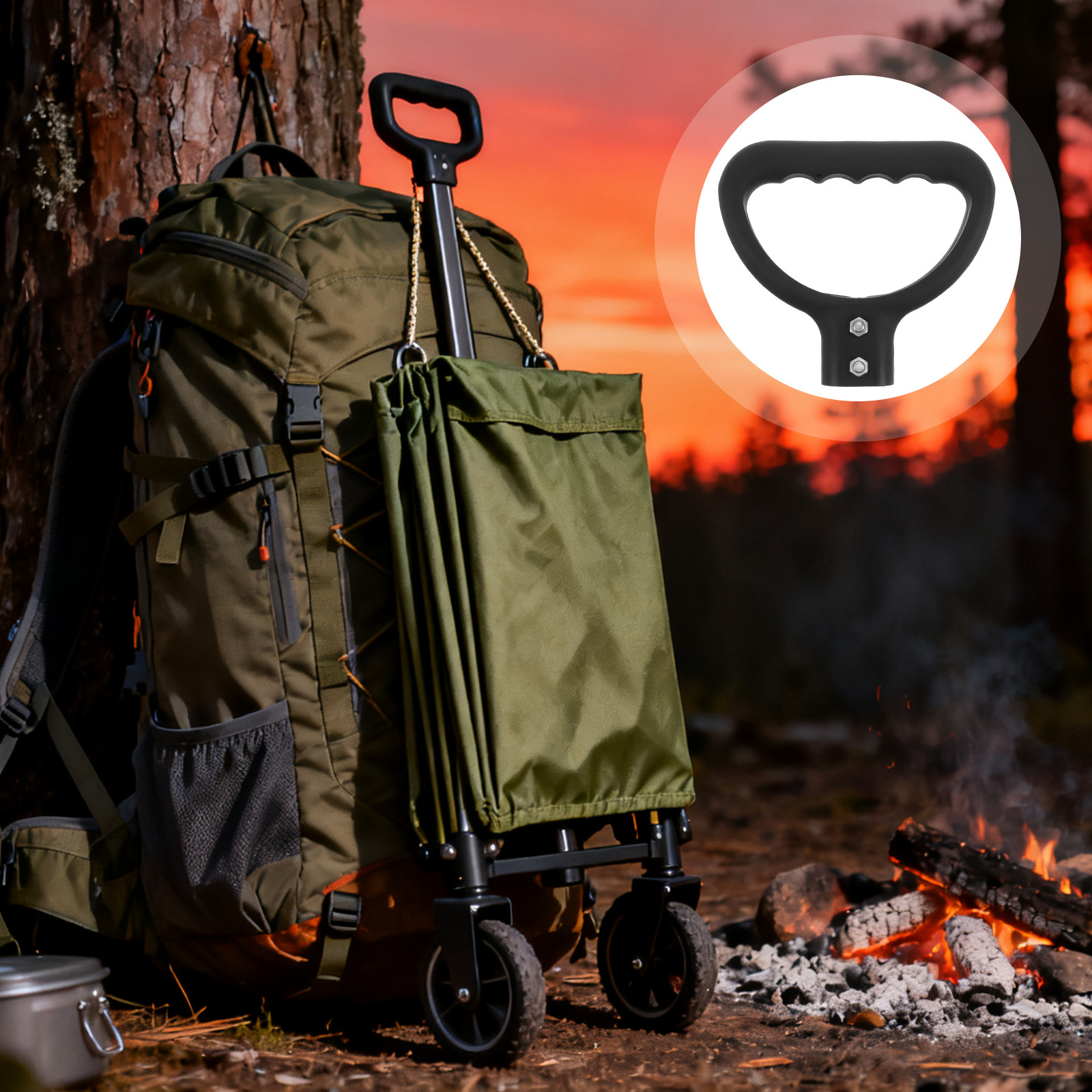 Asa de Repuesto para Carro de  - Outdoor Camping Trolley reseña y precio