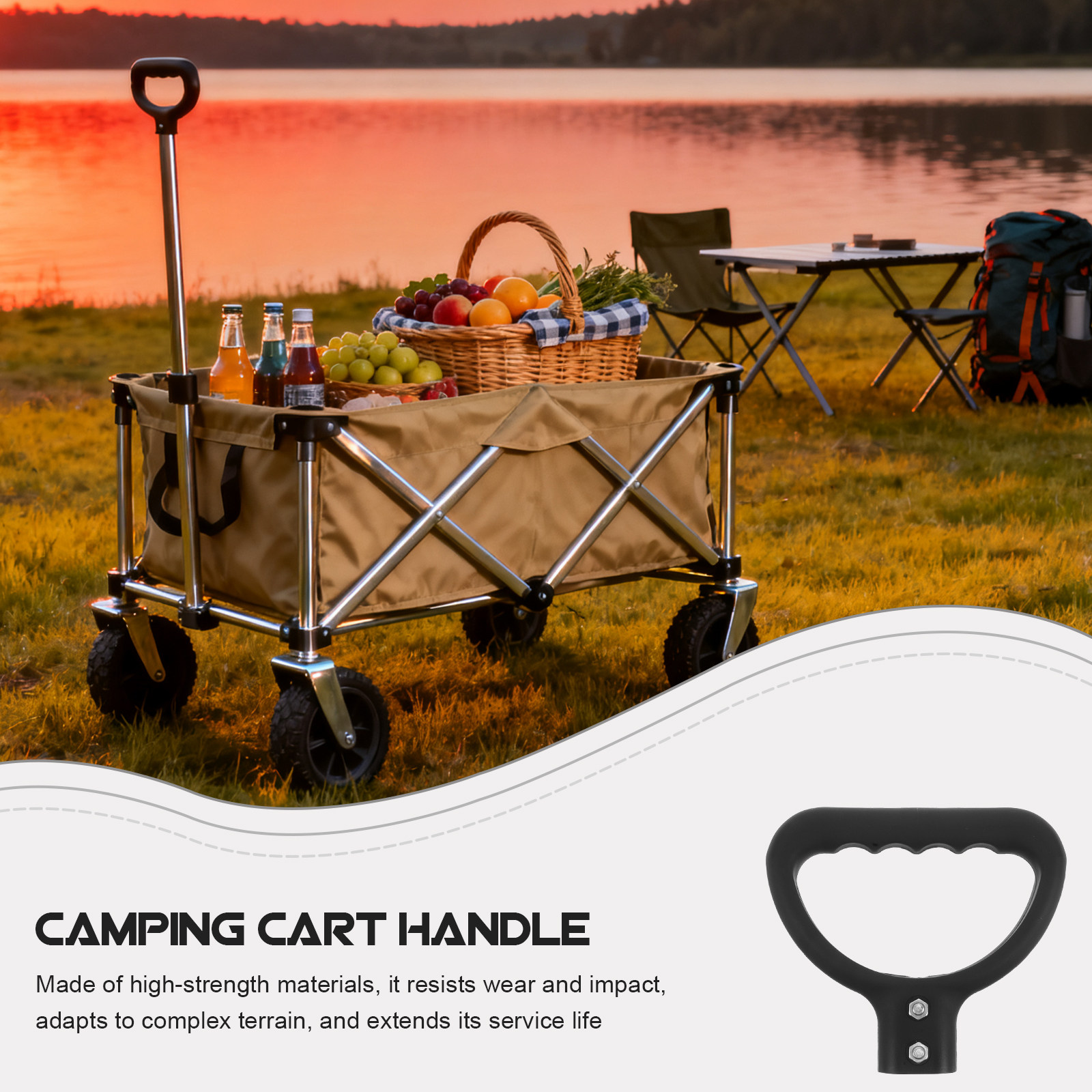 Asa de Repuesto para Carro de  - Outdoor Camping Trolley reseña y precio