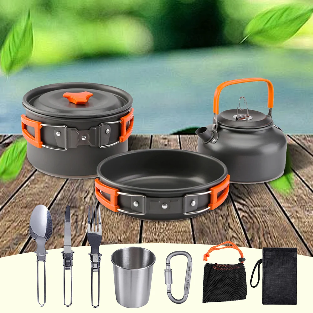 Kit de utensilios de cocina pa - Camp Cooking Set reseña y precio