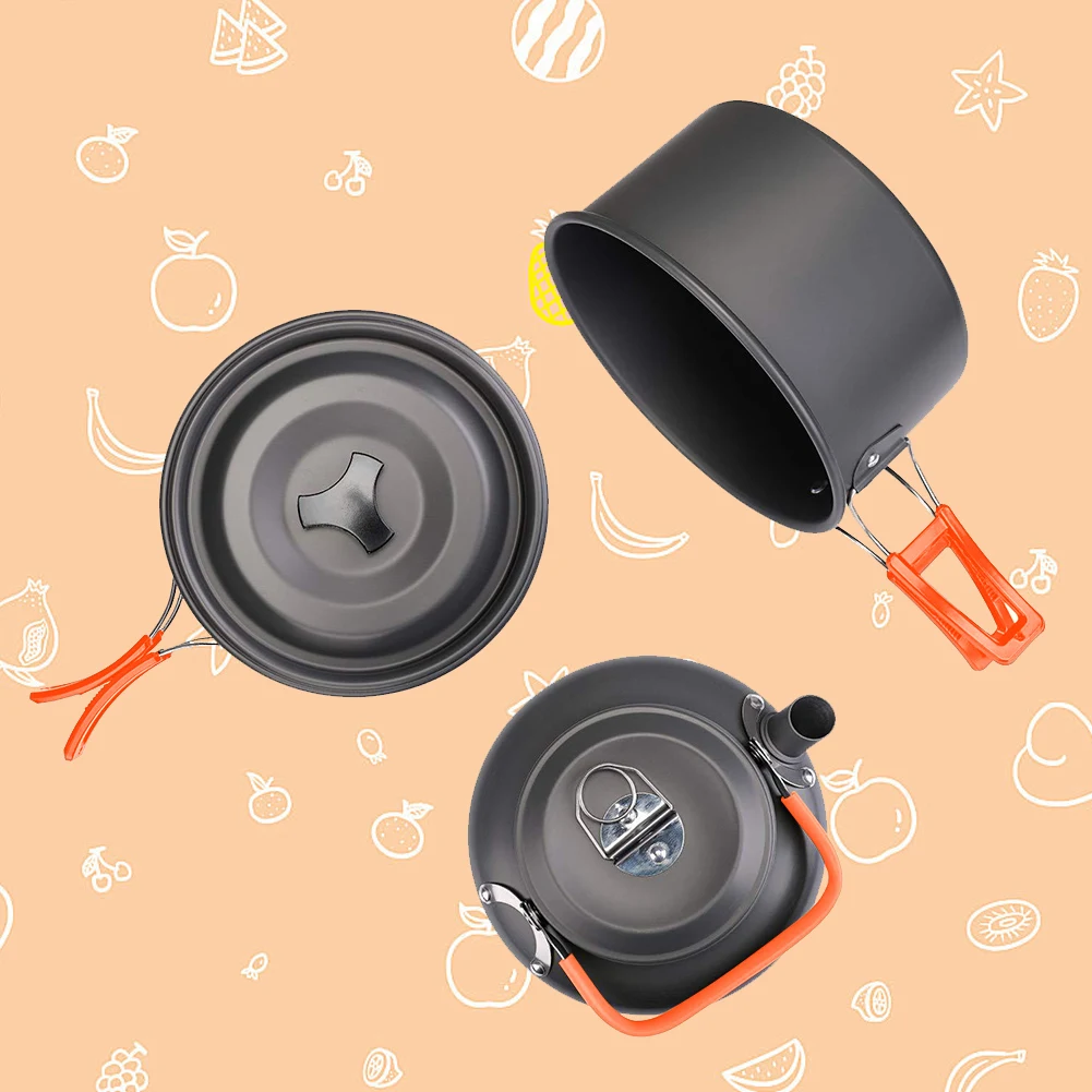 Kit de utensilios de cocina pa - Camp Cooking Set reseña y precio