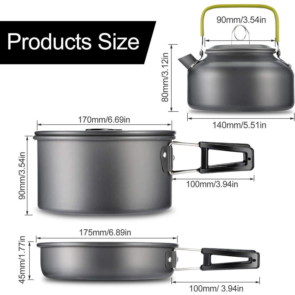 Juego de utensilios de cocina  - Camp Cooking Set reseña y precio