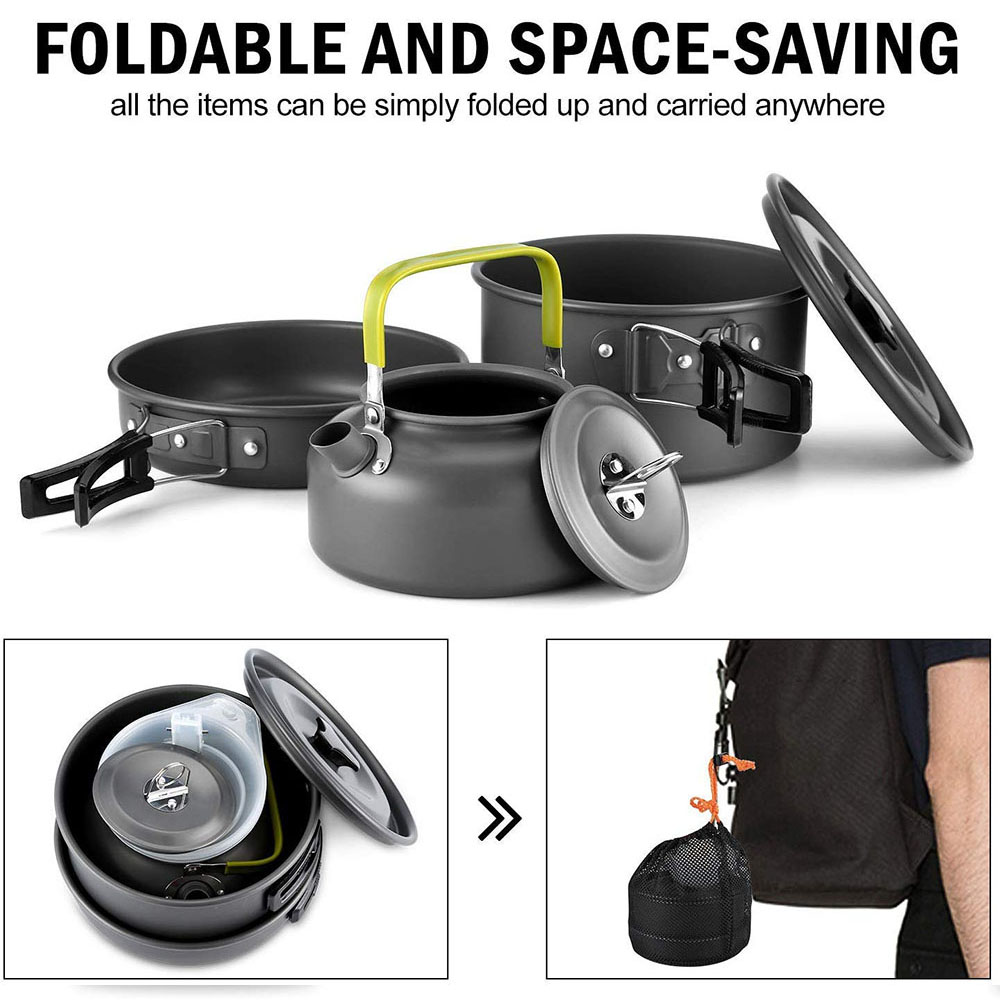 Juego de utensilios de cocina  - Camp Cooking Set reseña y precio